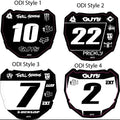ODI plate custom decal