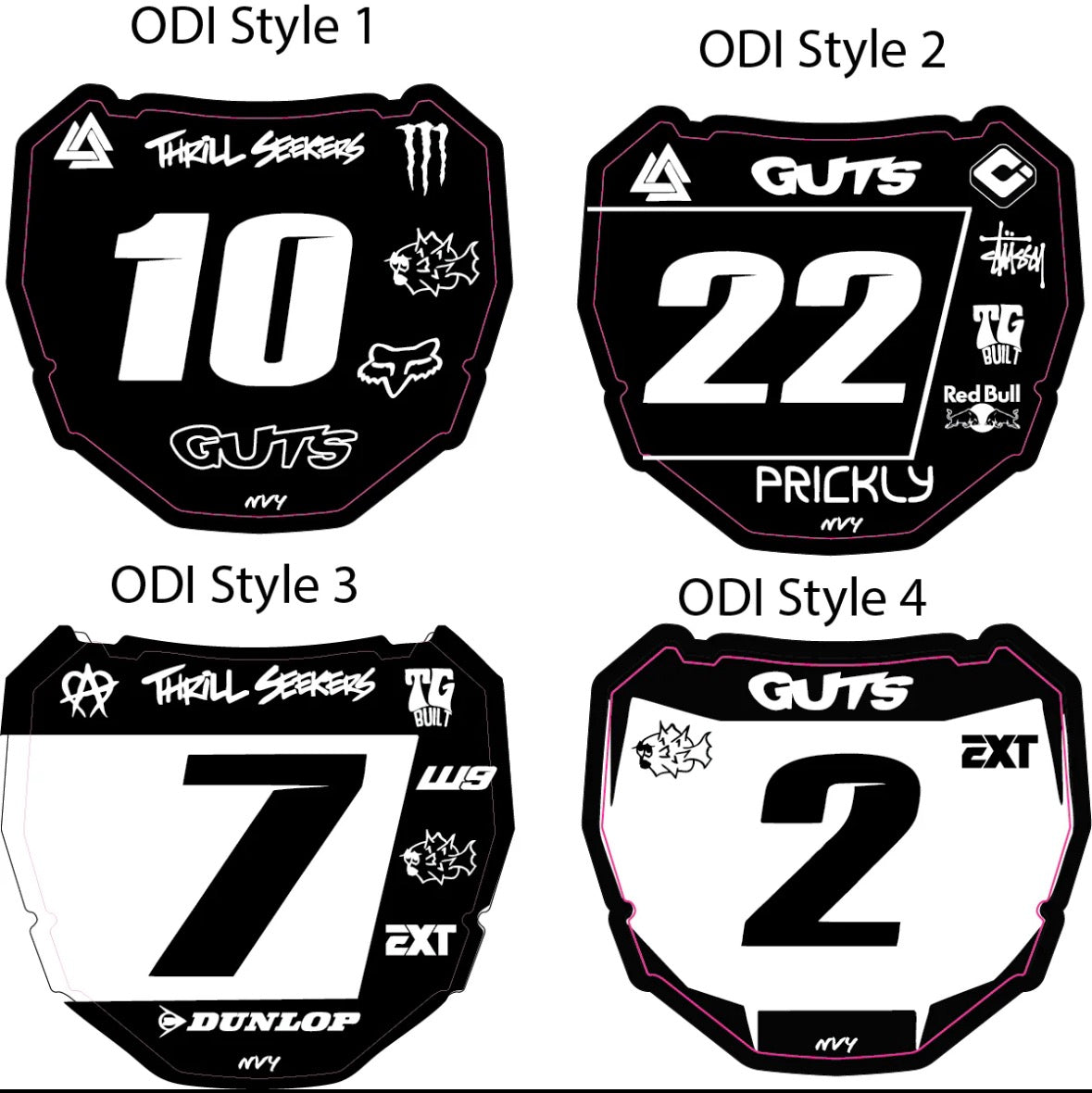 ODI plate custom decal